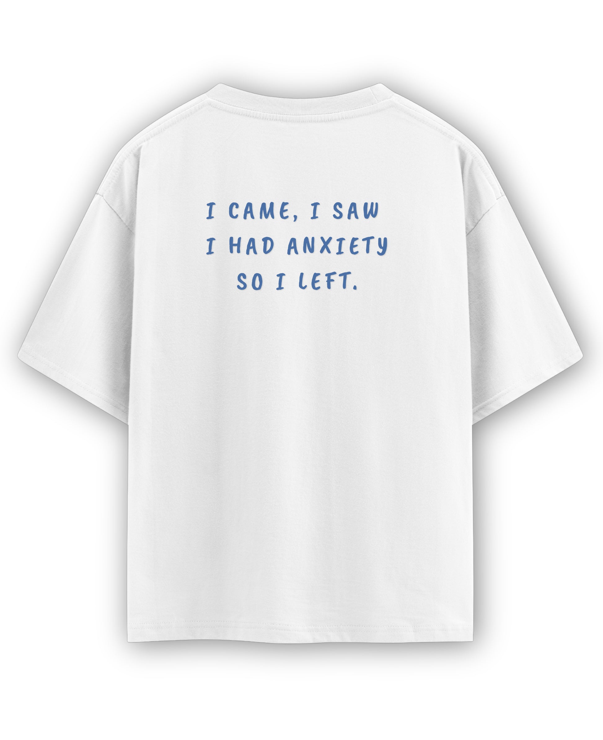 White Oversized T-shirt Back Design