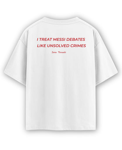 White Oversized T-shirt Back Design